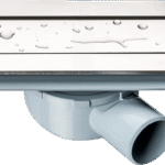 50cm ANZER Duz Shower Drain Ver. Ext. Matt