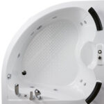 Afrodisias AJB426 Right 175x120x63(h)cm Glos Corner Bathtub