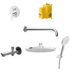 Leo Concealed Shower Set Chrome Turkey
