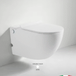 Nourk: WC Wall Hung Pulse with UF Cover, Motors and Metallic Stand