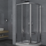 كابينة دش 90x90x200(h) مربعة ساتان تركي