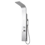 Shower Panel - 3 Way 140x20cm Grey Turk.
