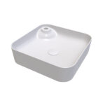 WB Flame Counter Top 42cm S.H. Satin White